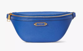 Kate Spade Gramercy Medium Leather Belt Bag ~NWT~ Blueberry - £153.63 GBP