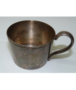 Vintage French Christofle France Hallmarked Silver-Plated Cup, H 5.5 cm - €46,81 EUR