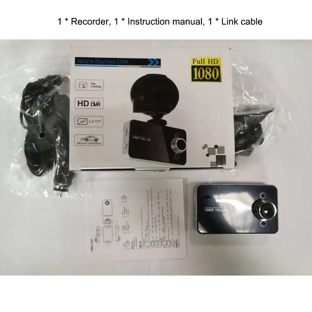 DVR Mini Camera Recorder K6000 Camcorder 1080 Car Night Visions Dash Cam - £12.64 GBP