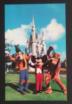 Walt Disney World Mickey Goofy Pluto Castle UNP Vtg Postcard c1970s #01110373 (2 - £6.48 GBP