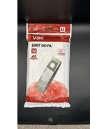 Dirt Devil Vacuum Bags 3 NEW Style U Pollen Pet Dander Dust Allergen Media - $7.99