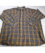 Carhartt Plaid Button-Up Shirt Cotton Long Sleeve Relaxed Multicolor Men... - €11,86 EUR
