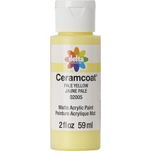 Delta Ceramcoat Acrylic Paint 2oz-Pale Yellow/Semi-Opaque 2000-2005 - $14.43