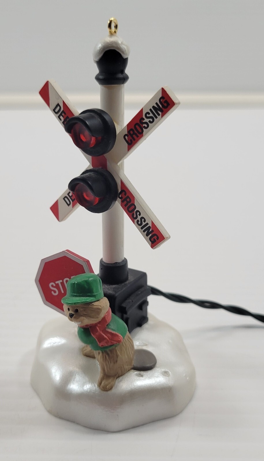 *X17) 1990 Hallmark Keepsake Deer Crossing Magic Christmas Ornament Item image 7