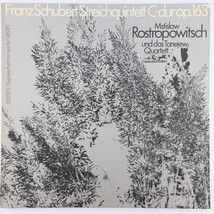 Schubert - Rostropovich - Streichquintett C-dur Op.163 - LP Melodia-Eu 85 969 KK - £8.80 GBP