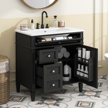 30&quot; Modern Bathroom Vanity with Double Drawers - $453.99