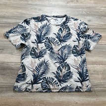 Craft &amp; Flow Mens 2XL Short Sleeve T Shirt Hawaiian Bird of Paradise Bot... - £11.64 GBP