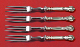 Chantilly by Gorham Sterling Silver Fruit Fork Set 4-Piece Custom Made 6&quot; HH WS - £220.79 GBP