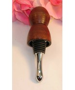 New Hand Crafted / Turned Eastern Walnut Wood Wine Bottle Stopper Great ... - $370.97 MXN