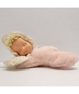 Vintage Eden Sleeping Baby Doll 8&quot; Wind Up Musical Plush Pillow Lying Down - $49.40