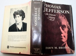 Fawn M. Brodie1974 1st Prt Hcdj Thomas Jefferson: An Intimate Biography - £10.03 GBP