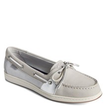 Sperry Women&#39;s Coastfish 1 eye Boat Shoe Light Grey STS85981 Size 8 - $49.50