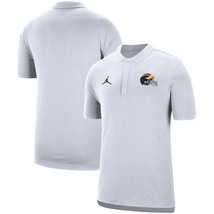 Michigan Wolverines Football Helmet Polo Shirt by Nike NWT Jordan Jumpman NCAA - £50.95 GBP