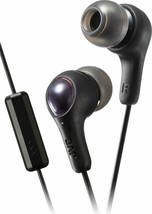 JVC - Wired Gumy Plus In Ear Headphones with Microphone and Remote - Black - £14.73 GBP