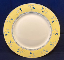Royal Doulton Blueberry dinner plate yellow blue discontinued pattern 2005 - £3.99 GBP
