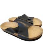 Universal Thread Goods Co. Black Vegan Strap Sandals, Women&#39;s Size 9  - €12,16 EUR