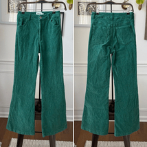 Princess Polly Nadia Fine Wale Corduroy Pants Green $66 4 - $24.48