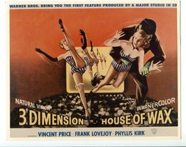 8x10-Promo-Still-House Of Wax-Vincent Price-Phyllis Kirk-Horror-NM - £23.97 GBP
