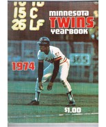 1974 MLB Minnesota Twins Yearbook Baseball Rod Carew - €57,67 EUR