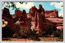 Giant Buttes Gallup New Mexico Vtg Postcard unp red wall  thompson deser... - $4.88