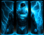 Glow in the Dark Superman Man of Steel Angry Comic Book Cup Mug  Tumbler - $22.72