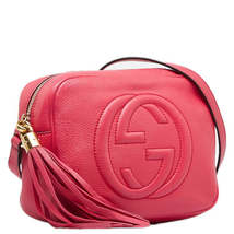Gucci Interlocking G Soho Tassel Small Disco Crossbody Pink - £2,009.88 GBP