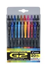 Pilot G2 Premium Gel Ink Pen 20 Count Assorted Colors - $24.98