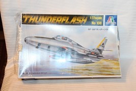 1/72 Scale Italeri, RF-84F Thunderflash Jet Airplane Model Kit #108 BN S... - £47.85 GBP