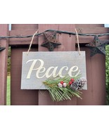 Christmas &quot; PEACE&quot; wall hanging decor - $10.97 CAD