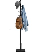 Vasagle Solid Wood Coat Rack, Free Standing Hall Coat Tree With 8 Hooks, 3 - €35,27 EUR