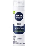Nivea Men&#39;s 6.7-ounce Sensitive Shaving Foam( plastic cover is broken) - $18.86 CAD
