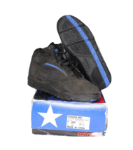 NOS Vintage 90s Converse Shadow Mid Leather Basketball Shoes Sneakers Youth 6Y - £35.57 GBP