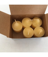 Partylite votive candle 5 mellow mango yellow candles VO6761 fruit scented - $27.16 CAD