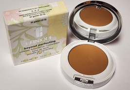 Clinique Beyond Perfecting Powder Foundation + Concealer 24 Golden Full ... - $817.08 MXN