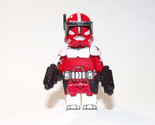 Building Block Fox Clone Trooper The Clone Wars Star Warss Minifigure Cu... - £4.75 GBP