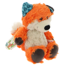 NICI Fox Finolin Orange Blue Ears Stuffed Animal Dangling 6 inches 15 cm - £12.64 GBP
