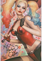 12x18 Inch Art Print Nathan Szerdy SIGNED Batman DC Comics Print ~ Harley Quinn - £19.84 GBP