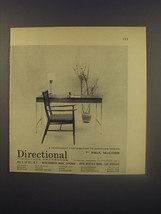 1956 Directional Furniture by Paul McCobb Ad - A Permanent contribution - £14.54 GBP
