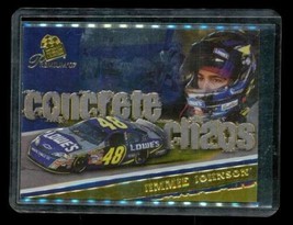 2007 Press Pass Premium Concrete Chrome Nascar Racing Card Cc 3/6 Jimmie Johnson - £10.23 GBP