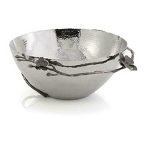 Michael Aram Black Orchid Large Stainless Steel Bowl (11.25&quot; Diameter) -... - £288.04 GBP