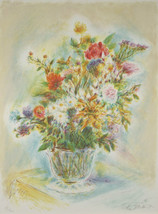 &quot;Wild Flowers&quot; by Ira Moskowitz Signed Ltd Edition of 200 Lithograph 30&quot;x21&quot; - £238.20 GBP