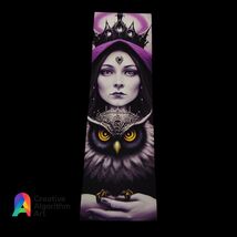 Owl Empress Bookmark – Gothic Fantasy Art - $54.19 MXN