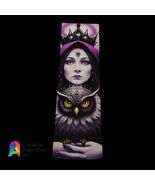 Owl Empress Bookmark – Gothic Fantasy Art - $54.19 MXN