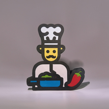 Funny Chef Sculpture Perfect Unique Gift for Food Lovers and Decor Enthu... - £26.12 GBP