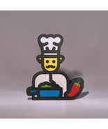 Funny Chef Sculpture Perfect Unique Gift for Food Lovers and Decor Enthu... - £25.66 GBP