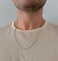 David Yurman 1.7mm Round Box Chain Necklace .925 Sterling Silver 22&quot; - €305,09 EUR