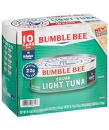 Bumble Bee Chunk Light Tuna in Water, 5 Oz Cans (Pack of 10) - Wild Caug... - £12.47 GBP