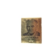 Vintage Matchbook Barry Goldwater Campaign Gold Full Unstruck Advertising - $13.86