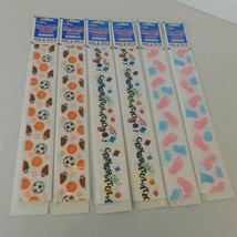 Memory Book Ribbon Mixed Lot Offray Peel Stick Acid-Free Scrapbook Sport... - £4.73 GBP
