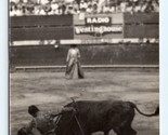 RPPC Matador Alfonso Ramirez El Calesero Con Bull Ochoa Foto Cartolina U... - $20.43